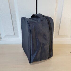 OMRON Navy Blue Double Zipper Nylon Travel Case w/ Handle (for BP Monitor) EUC